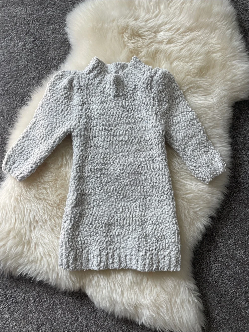 Cat & Jack Bubble Knit Mock Neck Kids Dress